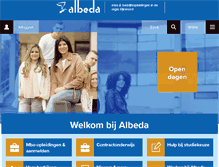 Tablet Screenshot of albeda.nl